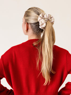 CAPUCINE SCRUNCHIE ECRU