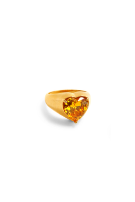 HEART RING YELLOW