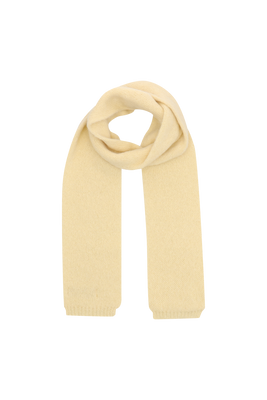 MOHAIR SCARF BUTTER YELLOW