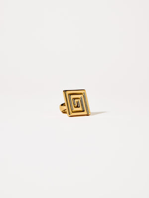 SPIRAL RING GOLD