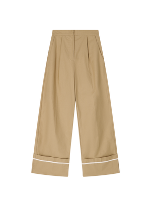 TOPANGA PLEATED TROUSERS BEIGE