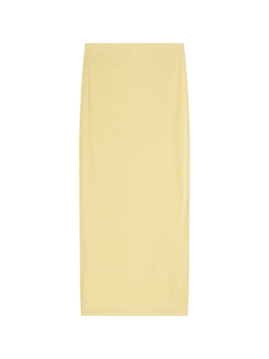 STRETCHY MAXI SKIRT YELLOW