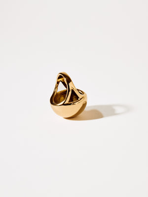 ROUND DOME RING GOLD